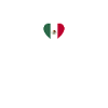 Mexique Heartbeat Drapeau mexicain Mexicain
