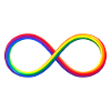 Infini Infinity Symbol Arc-en-ciel LGBT