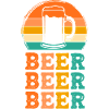 Bier Retro-Design Bier Geschenk