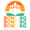 Bowling Retro Design Bowling Geschenk