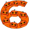 NUMBER 6 - AUTUMN HALLOWEEN PUMPKINS