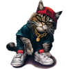 Cat the Bloods Gang Member