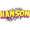 Hanson Benutzerdefinierter Name Comic-Stil Pop-Art,