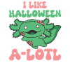 Axolotl Halloween Zombie Costume