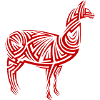 Alpaca Tribal Tattoo