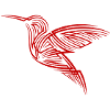 Hummingbird Tribal Tattoo