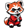 Cute Little Red Panda Bear