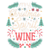My christmas spirit is wine