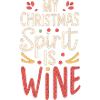 My christmas spirit is wine