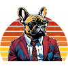 Bulldog francese T Shirt Cane divertente cane disegno Cani