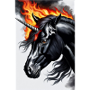 Schwarzes Einhorn