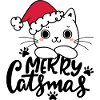 Funny christmas cats