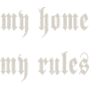 ma maison mes règles