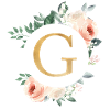 G Monogram Green, Pastel, Wreath