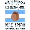 Argentinien-Flagge Argentinischer Yerba Mate Tee