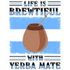 Argentinien-Flagge Argentinischer Yerba Mate Tee