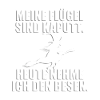 HEXE - HALLOWEEN - MEINE FLÜGEL SIND KAPUTT...