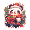 Panda Christmas Panda Pandas Panda Christmas