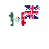 Mexique Drapeau britannique Mexicains britanniques
