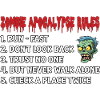 Zombie Apocalypse Rules - Halloween
