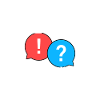 Genau das richtige Alter Chatblasen