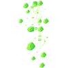 Gemstones, green, pearls, stars, stones,