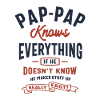 Pap-Pap Knows Everything Design