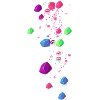 Edelsteine, bunt,Perlen,Sterne, Steine