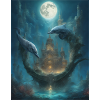 Atlantis at night