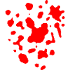 Drop stain pattern