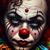 Sad clown