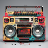 old radio 90s style