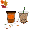 Ghost drinking coffee Halloween Design