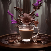 cozy cup of hot chocolate