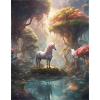 Einhorn im Wald