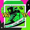 Neon Sneaker Pop Art