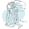 "Aquarius"Zodiac sign Aquarius