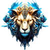 Power animal lion