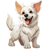 Little White Shepherd Dog