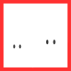 Ghost in a red frame
