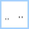 Ghost in a blue frame
