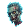Zombie Frau Halloween