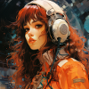 1970s SciFi Anime Girl