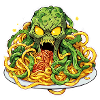 Pâtes effrayantes Cthulhu