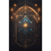 Stardust hourglass