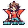 Star-Anime-Mädchen, nur Anime-Vibes