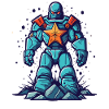 The Blue Stars Marine Mecha