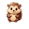 Hedgehog Cute But Messy