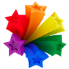 Dynamic Rainbow Stars LGBT V3