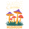 Champignons Magiques Art Psychodélique